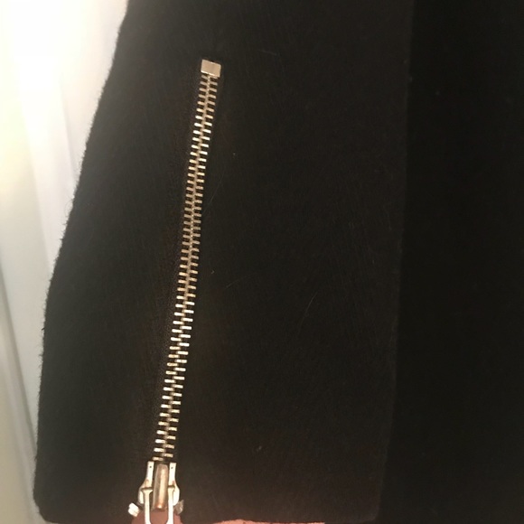 ASOS Moto Wool Coat with Zippers - Picture 5 of 7